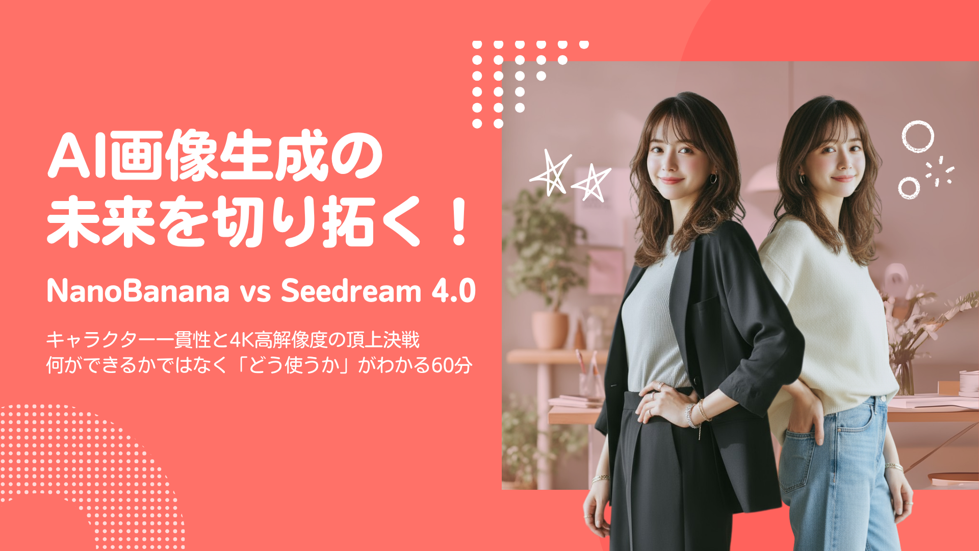 NanoBanana vs Seedream 4.0 セミナー